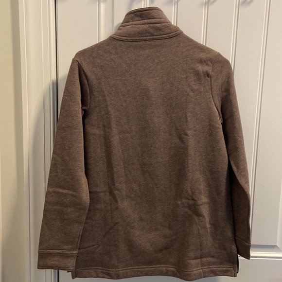 Banana Republic Factory Hoodie with Half Buttons and Drawstrings - Picture 2 of 9